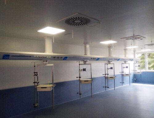 Obra terminada en el Hospital 12 de octubre